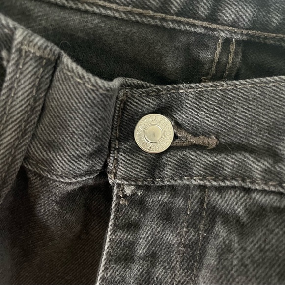 36 x 34 Vintage Levi’s Black Denim Jeans - Picture 4 of 6